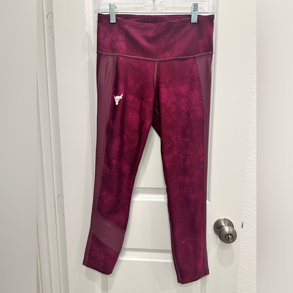 Under Armour Burgundy Leggings - Picture 1 of 5